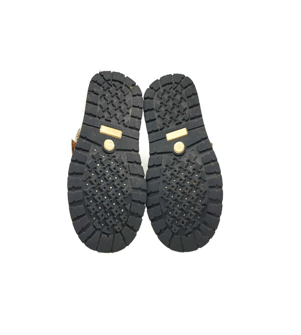Ghete copii Bobbi Shoes 23 imitatie de piele , maro - imagine 5