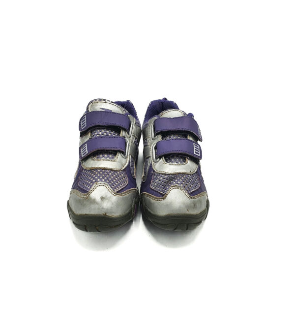 Adidasi copii Crane 31 , material textil , imitatie piele , mov gri - imagine 4