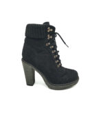 Botine dama Graceland 40 , material textil , negru