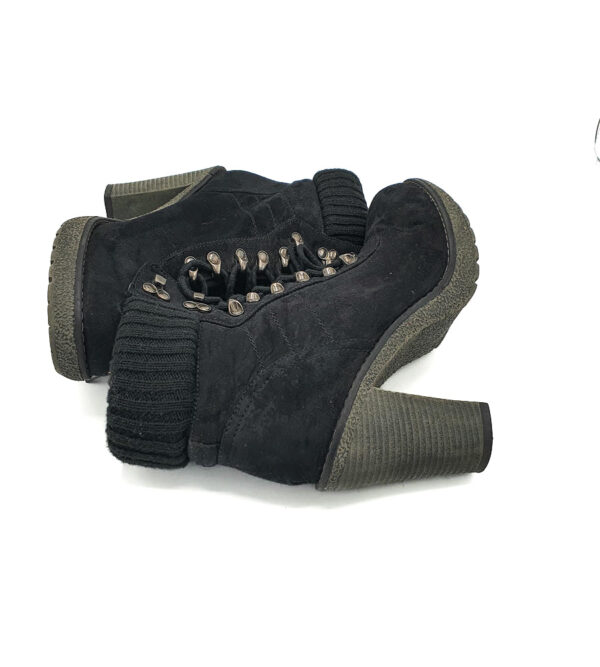Botine dama Graceland 40 , material textil , negru - imagine 4