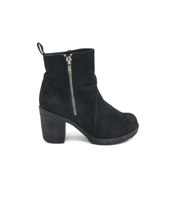 Botine dama 38 , material textil , negru - imagine 1