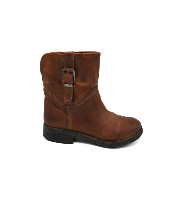 Botine dama Noclaim 38 piele , maro - imagine 1