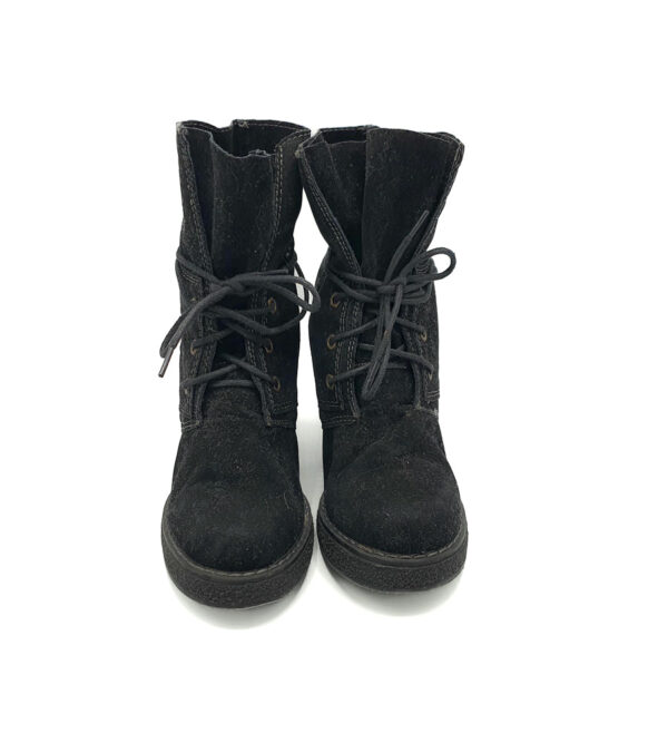 Botine dama Mode Queeb 36 material textil , negru - imagine 3