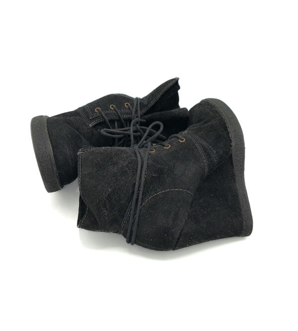 Botine dama Mode Queeb 36 material textil , negru - imagine 4