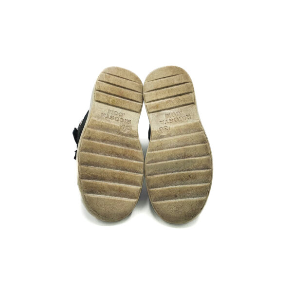 Ghete copii Ricosta 30 , piele intoarsa , negru roz - imagine 3