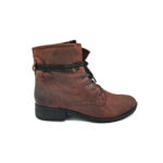 Botine dama Fraiche 38 , piele , maro negru