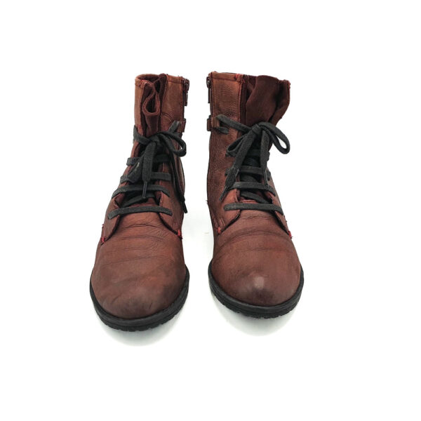 Botine dama Fraiche 38 , piele , maro negru - imagine 5