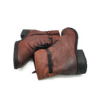 Botine dama Fraiche 38 , piele , maro negru - imagine 4