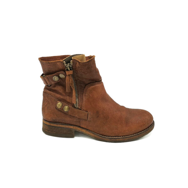Botine dama Koah 36 , piele , maro - imagine 1