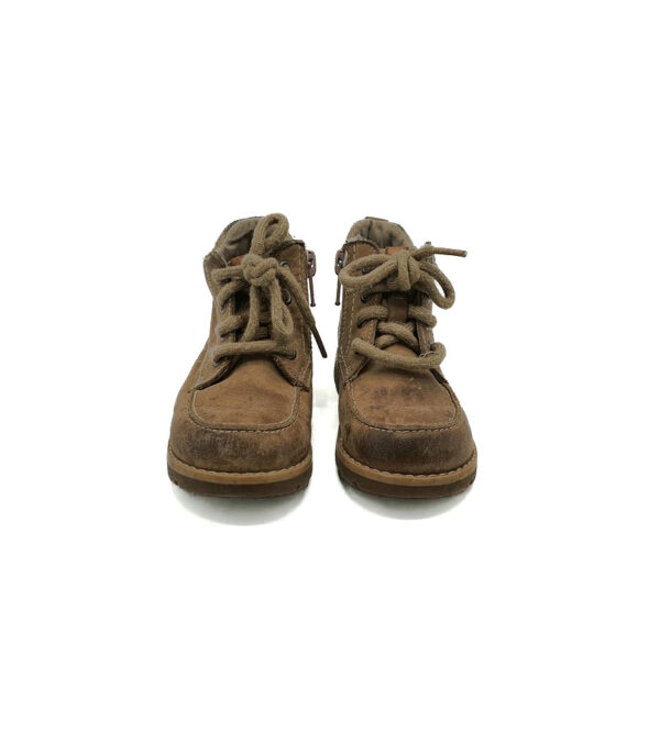 Ghete copii Clarks 22 , piele , maro - imagine 5