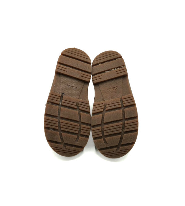 Ghete copii Clarks 22 , piele , maro - imagine 3