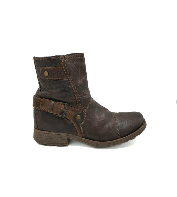 Cizme barbati AM 40 , piele , maro , imblanite - imagine 1