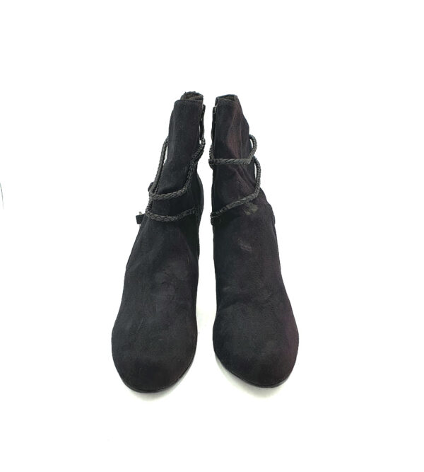 Botine dama Tamaris 38 material textil , negru - imagine 3