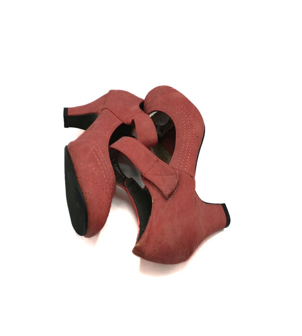 Pantofi dama 36 material textil , roz - imagine 4