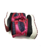 Cizme dama Pepperts 35 , imitatie piele , material textil , roz negru - imagine 3