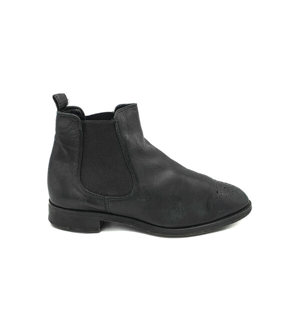 Botine dama Schuhengel 38 , piele , negru - imagine 1