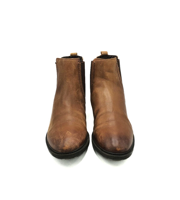 Botine dama TU 38 , piele , maro - imagine 5