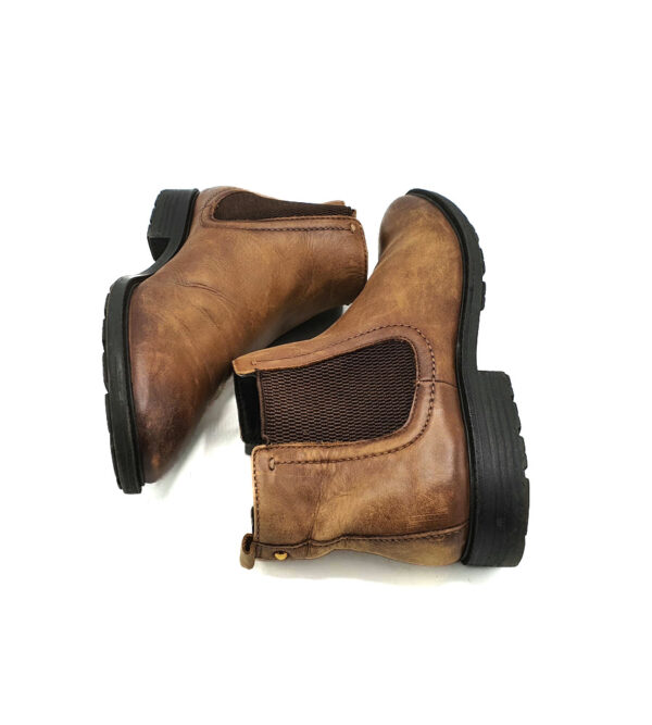 Botine dama TU 38 , piele , maro - imagine 4