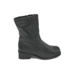 Cizme dama Medicus 37 .5  piele , negru , imblanite