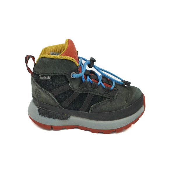 Ghete copii Timberland 25 , piele , negru gri - imagine 1