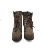 Botine dama Sumsum 39 , material textil , maro - imagine 3