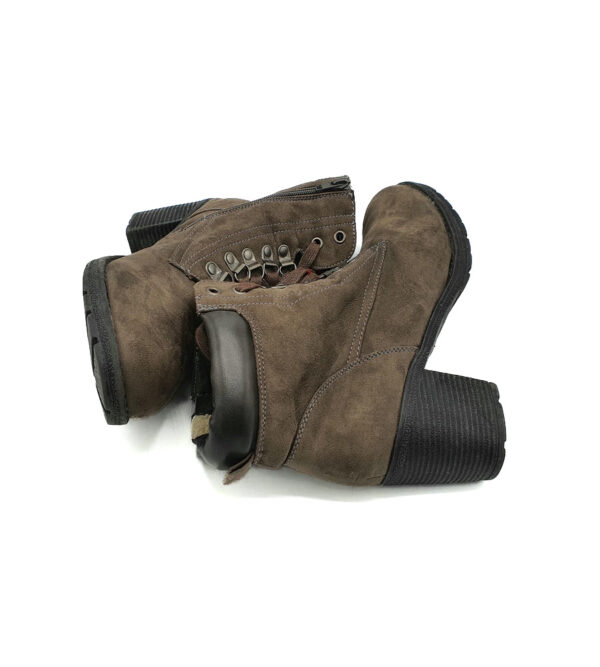 Botine dama Sumsum 39 , material textil , maro - imagine 4