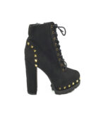 Botine dama Fashion 39.5 material textil , negru