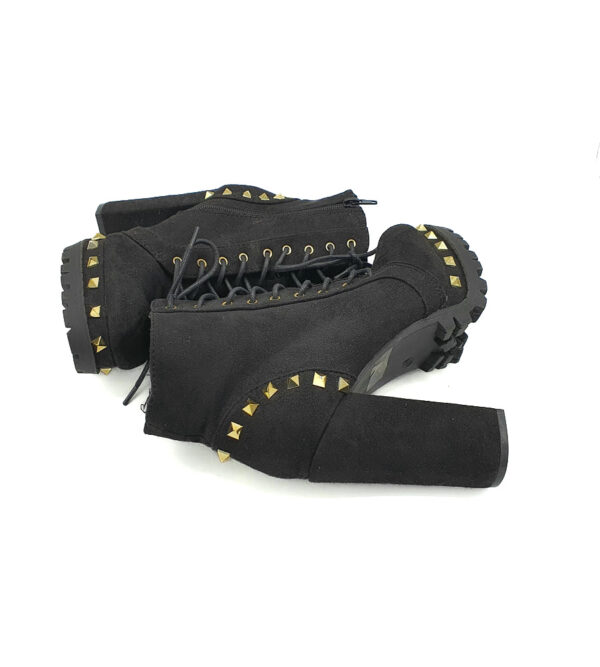 Botine dama Fashion 39.5 material textil , negru - imagine 4