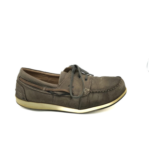 Mocasini barbati Ara 45 piele , gri - imagine 1