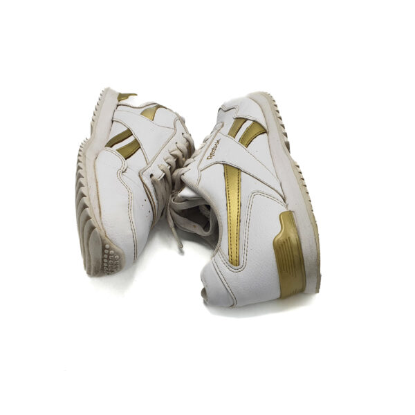 Adidasi dama Reebok 39 imitatie de piele , alb auriu - imagine 4