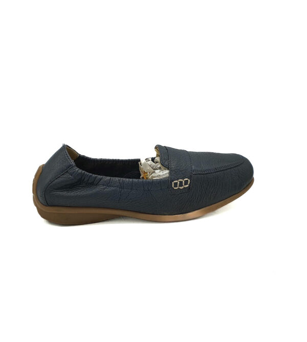 Mocasini dama Caprice 41 , piele , bleumarin - imagine 1