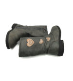 Cizme copii Friboo 27 imitatie de piele , gri - imagine 4