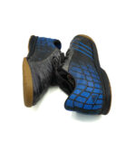 Adidasi barbati Adidas 46 imitatie de piele , albastru negru - imagine 4
