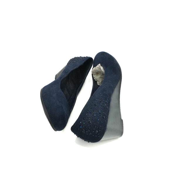 Pantofi dama Graceland 37 material textil , albastru - imagine 4