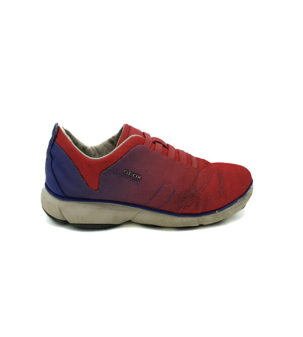 Adidasi dama Geox 37 material textil , rosu albastru - imagine 1