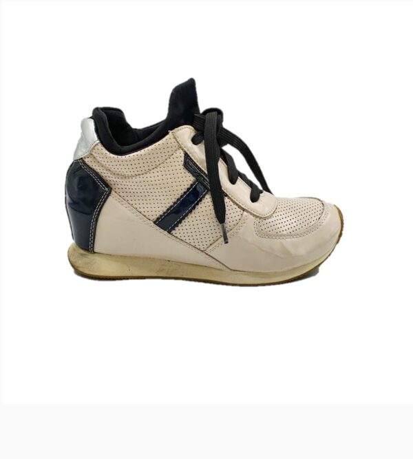 Adidasi dama Botinelli 38 imitatie de piele , alb (talpa fals ) - imagine 1