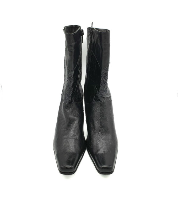 Cizme dama 38 , piele , negru - imagine 5