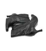 Cizme dama 38 , piele , negru - imagine 4