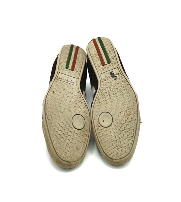 Adidasi barbati Pantofola d'Oro 43 imitatie de piele , piele, maro - imagine 5