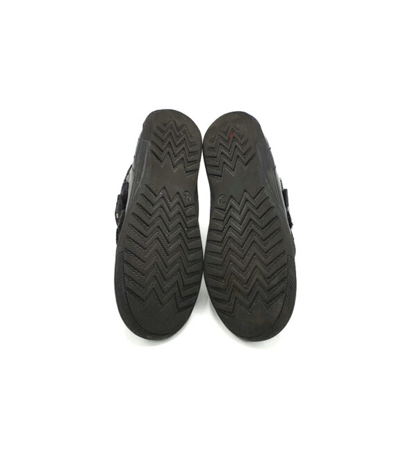 Ghete copii 24 piele , imitatie de piele , negru - imagine 5