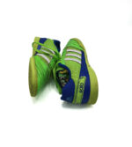 Adidasi copii  Adidas 37 imitatie de piele , albastru verde - imagine 4