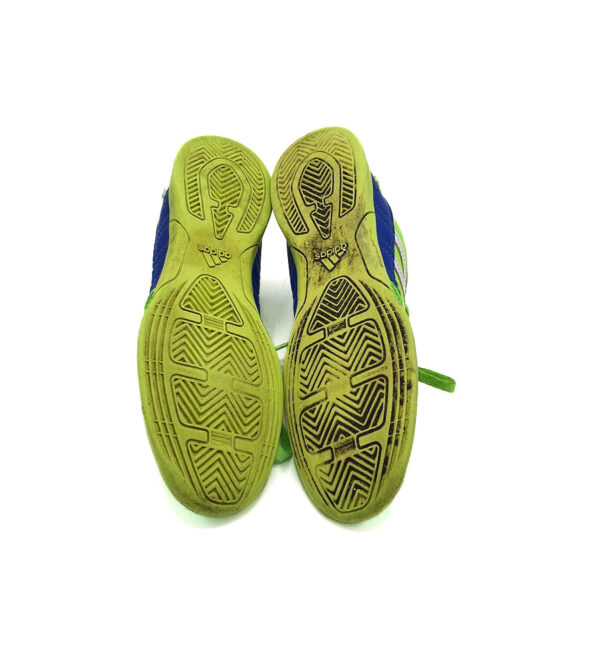Adidasi copii  Adidas 37 imitatie de piele , albastru verde - imagine 5