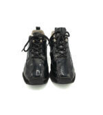 Adidasi dama Slam 37 imitatie de piele , negru - imagine 3