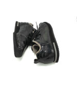 Adidasi dama Slam 37 imitatie de piele , negru - imagine 4