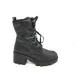 Ghete dama s'Oliver 38 , imitatie piele , negru , imblanite