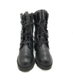 Ghete dama s'Oliver 38 , imitatie piele , negru , imblanite - imagine 5