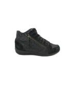 Adidasi dama Geox 37 , piele intoarsa , piele , imitatie piele , negru