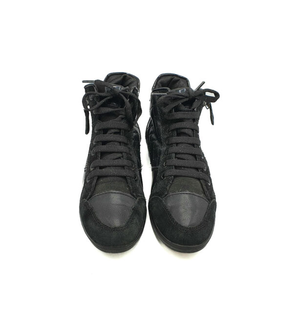 Adidasi dama Geox 37 , piele intoarsa , piele , imitatie piele , negru - imagine 5