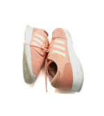Adidasi dama Adidas 38 , material textil , alb portocaliu - imagine 4