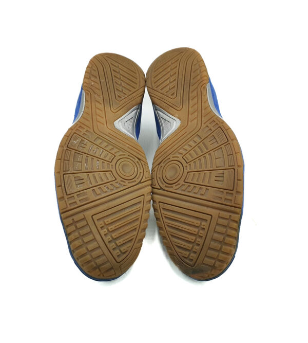 Adidasi barbati Asics 46 imitatie de piele , material textil , alb abastru - imagine 5